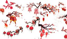 第一次制作梅花灯笼