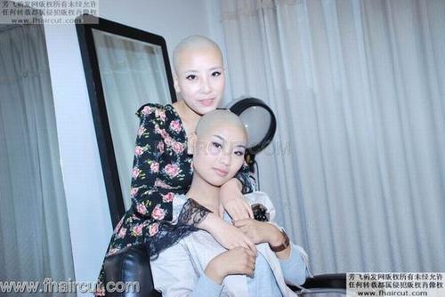 妹妹剃光