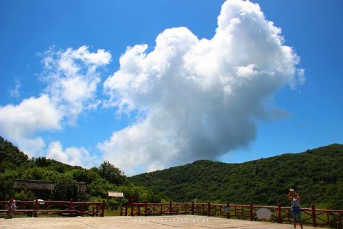 山顶，风景独特