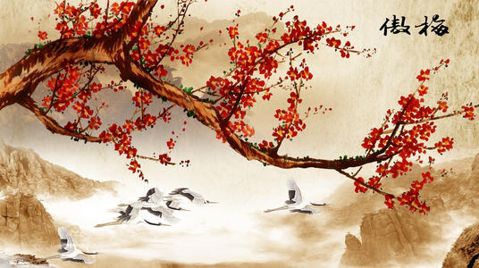 顽强的梅花