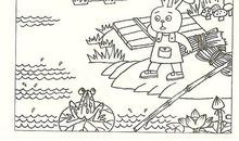 小猪和小兔子看图写话