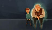 我和爷爷走岔道