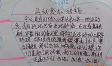 一次有趣的运动会450字作文