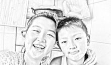 弟弟快点长大吧