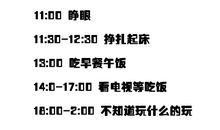 不一样的寒假计划