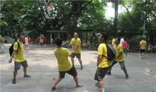 全班踢键子比赛