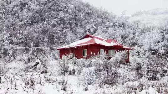 哇，这大雪
