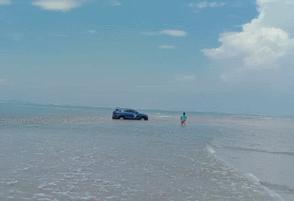 我没想到大海如此顽皮