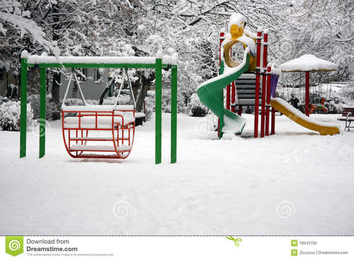 游乐场雪