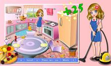 我学会了打扫房间