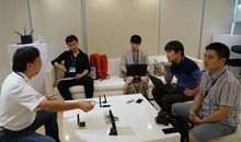 第一次现场采访