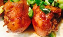 香喷喷的炒鸡肉