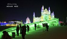 参观冰雕大世界