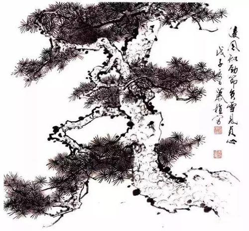 比较父亲和一棵松树