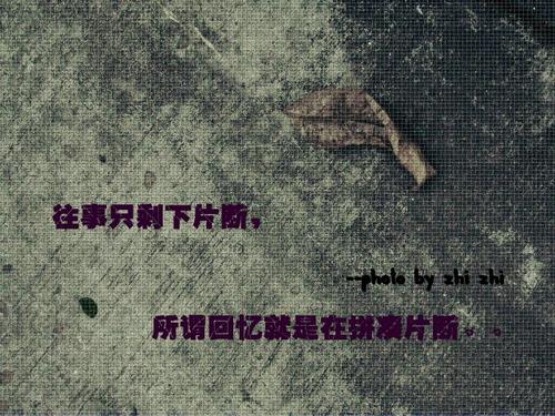 那一刻，我明白了失落的美丽