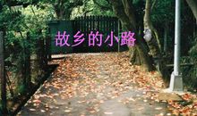 家乡的小路上
