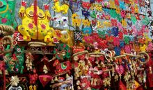 我在乐山逛庙会