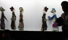 成长路上的皮影戏老人