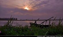 洞庭湖畔，碧草青青