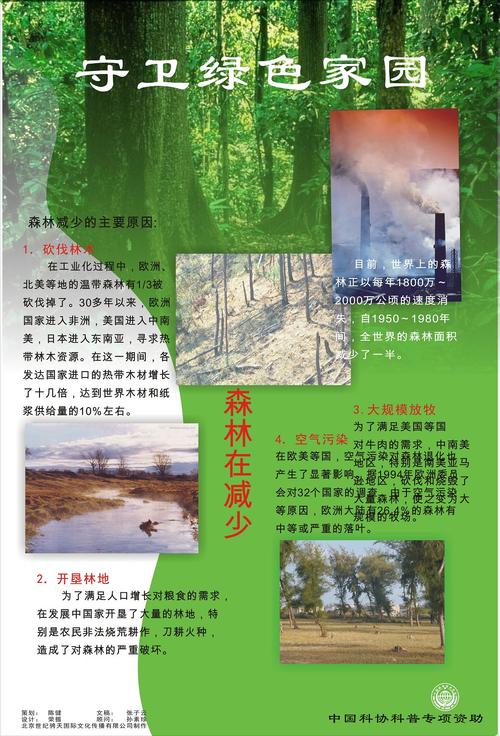 保护生态环境，共同发展绿色家园