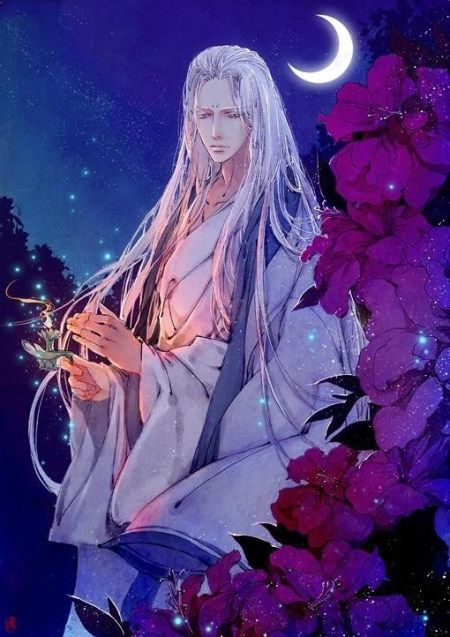 白发面对风