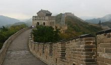 我和爸妈登长城