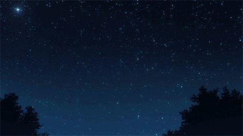 检查我家的满天星斗的天空