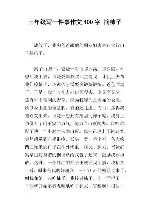 描述柿子的外观组成