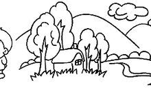 田野里的春天看图写话