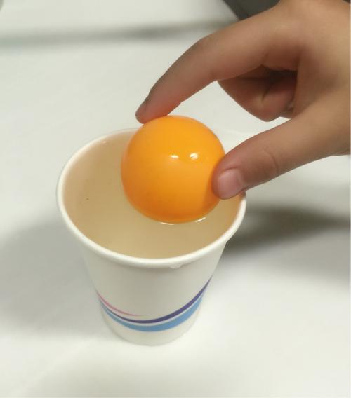 乒乓球恢复小实验成分三年级