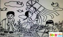 一年级写话放风筝