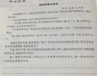 心中的太阳初中作文