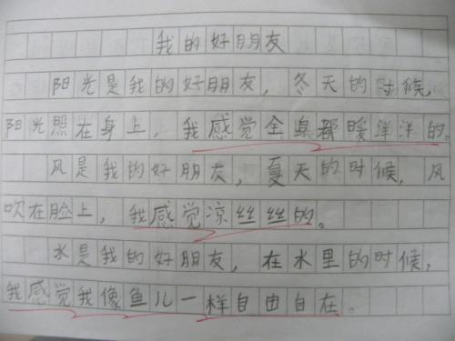 我的好朋友是二年级的200字