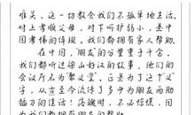 那段特殊的日子作文