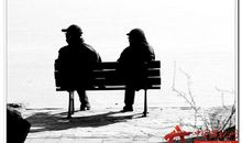 望着妈妈的背影