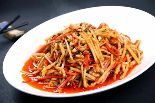 我学会了用鱼味的猪肉