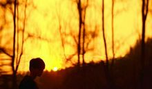 我追赶那抹夕阳西下的背影