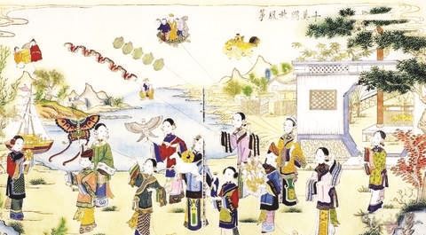 清明节海关风筝