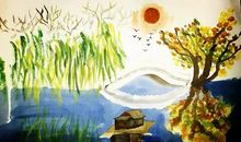 槐树触动了我的心灵