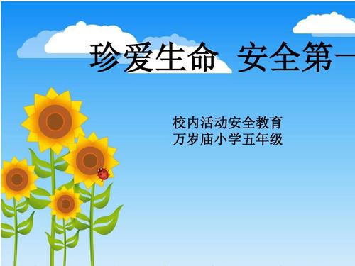 珍惜生命，安全第一
