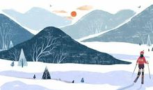 冬天雪地里的师爱