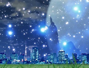 夜空中的星空
