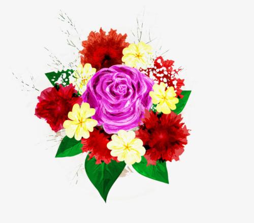 向自己发送一堆鲜花