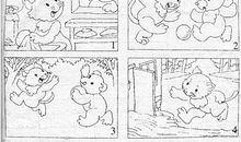 小学二年级看图写话吃西瓜