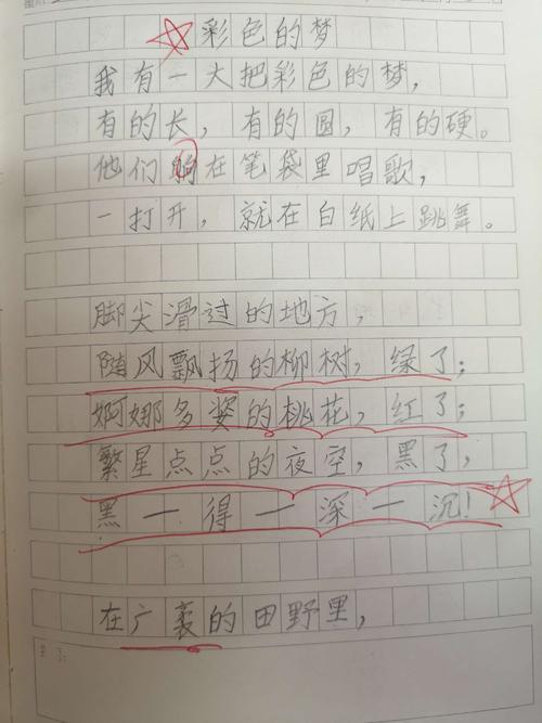 愉快的周末两年级写