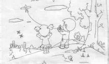 放风筝看图写话三年级作文