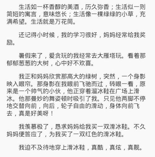 这是试图写400个单词的东西