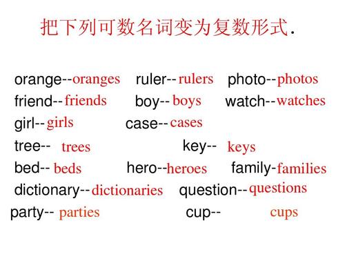 单个或复数