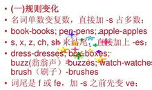 关于单数复数的作文