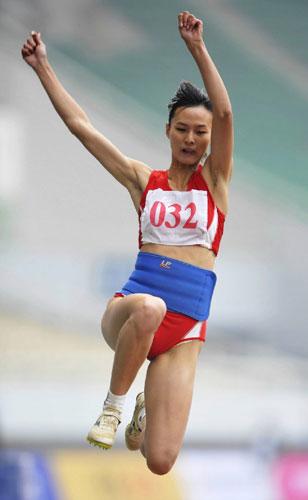 激烈的跳跃比赛